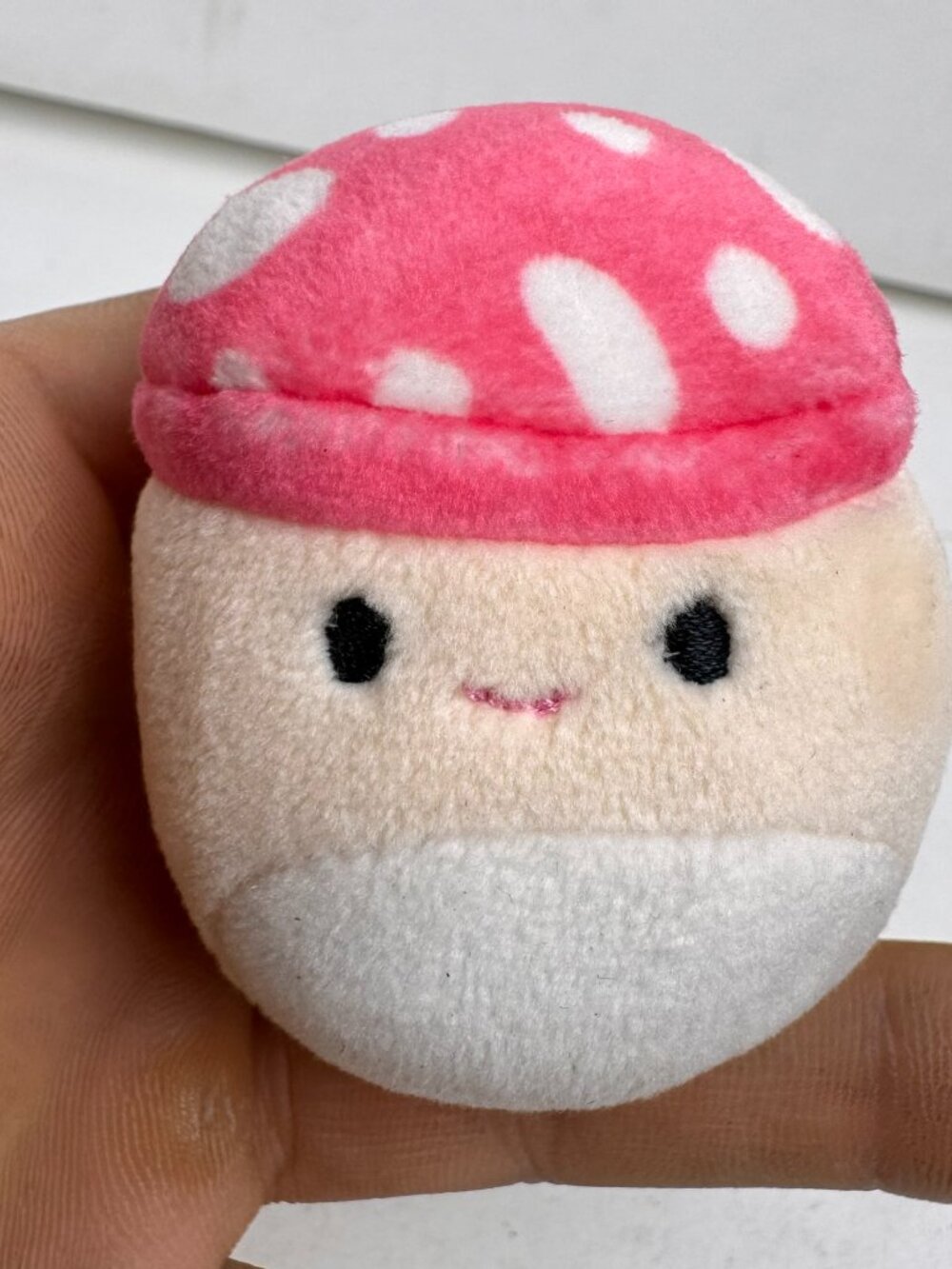 Squishville Squishmallows Pink Mushroom 2 Inch Mini Micro Plush Toy 2024